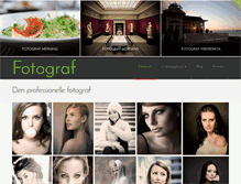 Tablet Screenshot of professionel-fotograf.dk